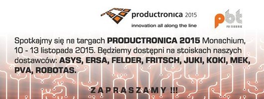Zapraszamy na targi Productronica 2015